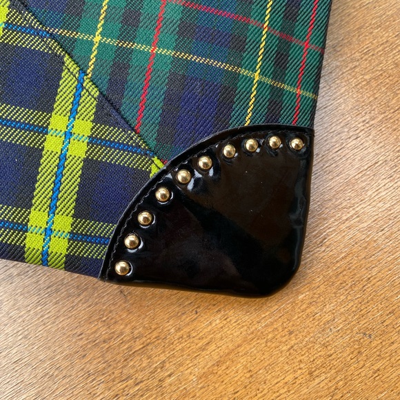 💥CLEAROUT💥NWOT MAC bag/purse patterned plaid, cosmetic, cross body - Picture 9 of 9